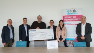 Le Fonds de dotation de l’ESAIP reçoit un don de la Fondation d’entreprise Grand Ouest