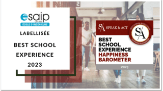 L’Esaip, dans le classement Best School Experience 2023