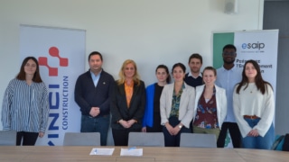 L’Esaip et VINCI Construction signent un partenariat stratégique pour l’avenir !