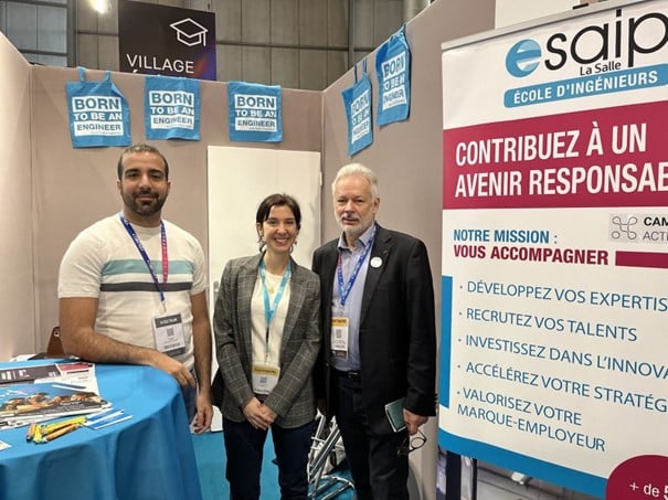 Avec l'amiral Arnaud Coustillière, président du Pôle d'Excellence Cyber.