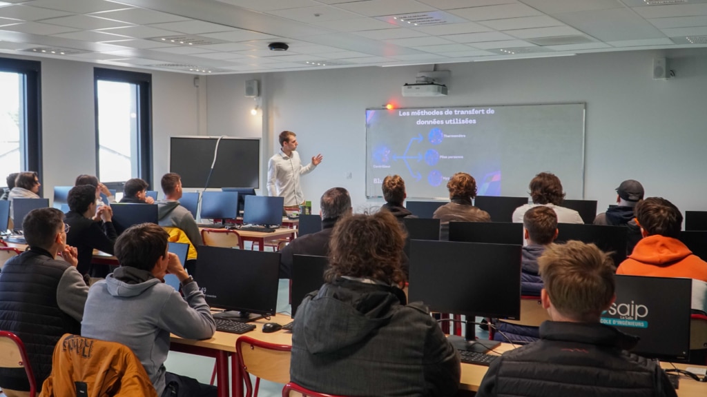 Atelier autour de la cyber pour des élèves de BTS