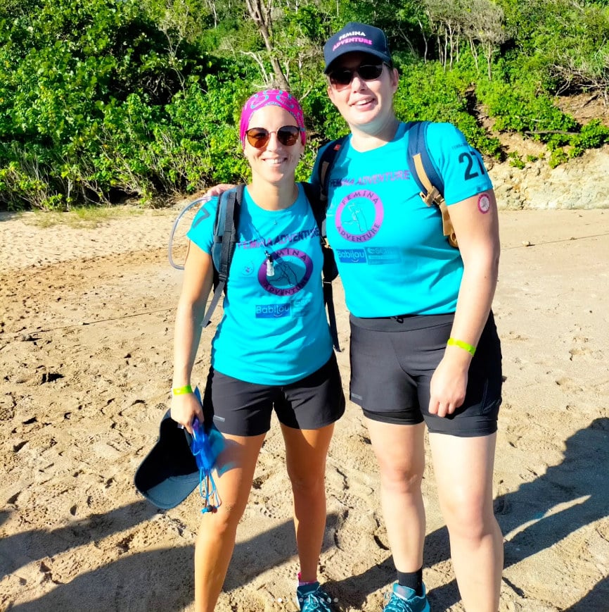 Louise et son binôme pour la Femina Adventure